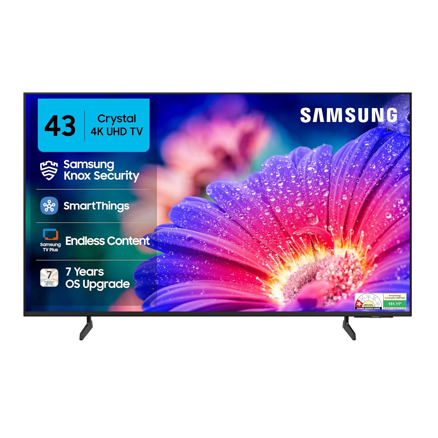 Samsung 43 Inch Crystal 4K Vista Ultra HD Smart LED TV UA43UE81AFULXL | Smart TV with Crystal Processor 4K, HDR & Built-in OTT Apps
