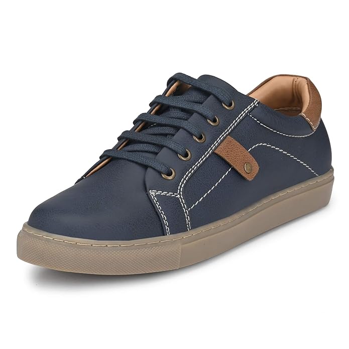 Centrino Casual Sneakers for Men | Stylish Lace-Up Walking Shoes with Cushioned Insole & Anti-Skid Sole