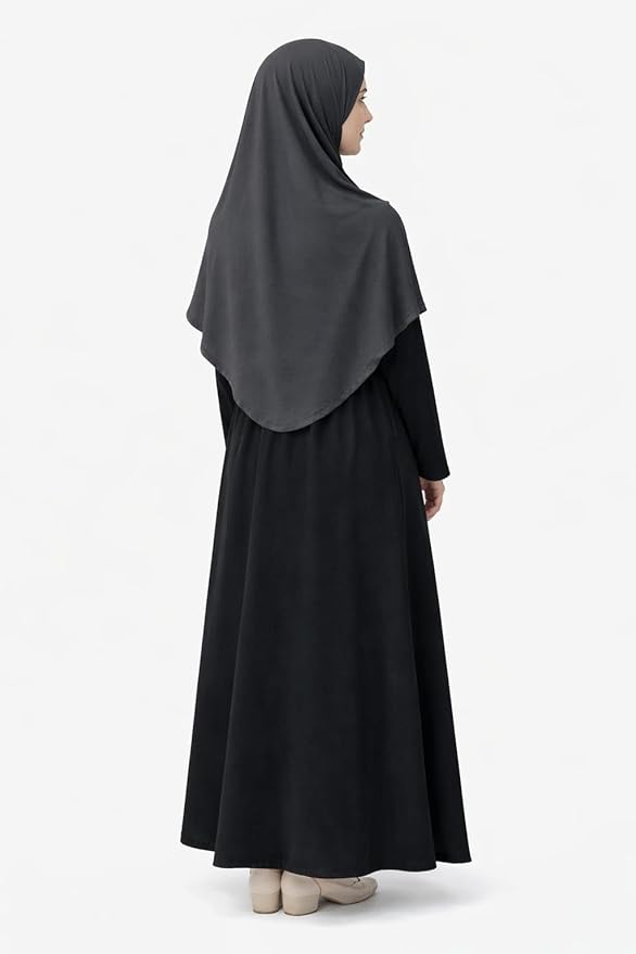Premium Stitched Jersey One-Piece Instant Hijab for Women | Ready-to-Wear No Pins Needed Hijab | Comfortable Stretchable Modest Wear Scarf