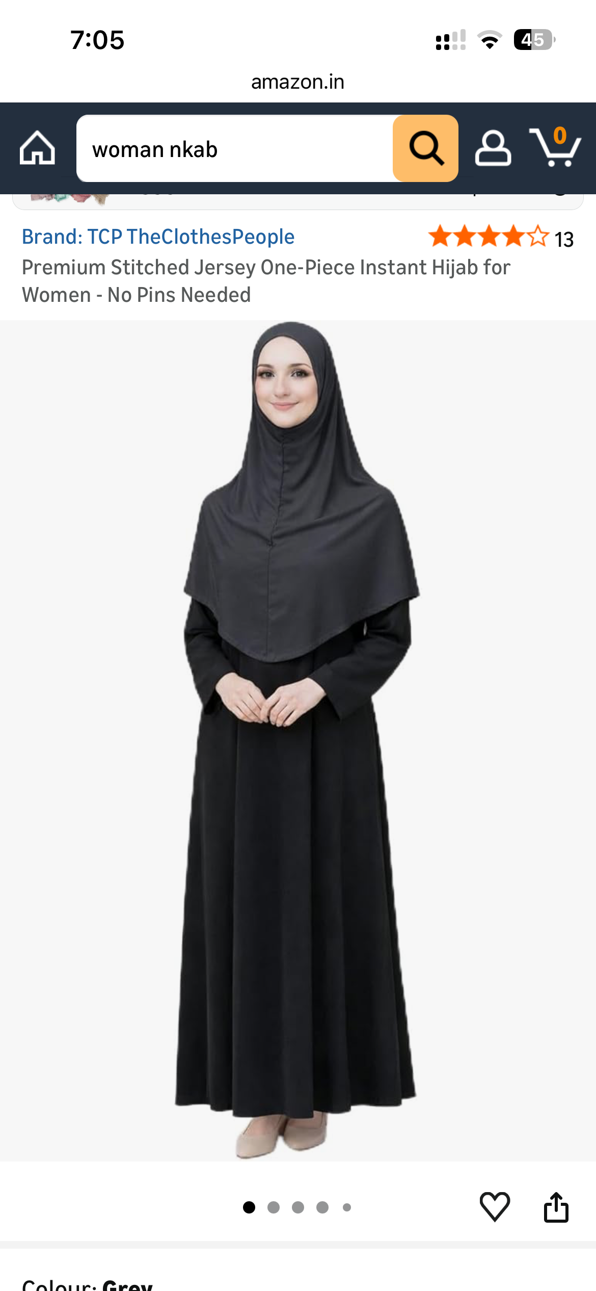 Premium Stitched Jersey One-Piece Instant Hijab for Women | Ready-to-Wear No Pins Needed Hijab | Comfortable Stretchable Modest Wear Scarf