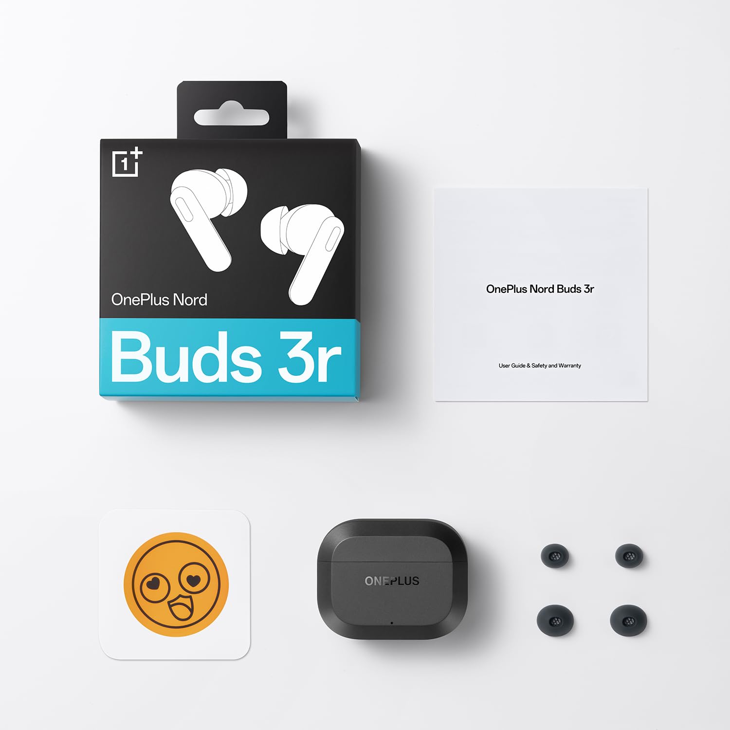 OnePlus Nord Buds 3r TWS Earbuds with 54H Playback, 3D Spatial Audio, AI Translation, Low Latency Gaming & Dual Device Connectivity – Ash Black