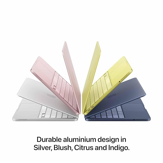 Apple 2026 MacBook Neo 13” Laptop with A18 Pro Chip, 8GB RAM, 512GB SSD, Liquid Retina Display, Apple Intelligence, Touch ID & 1080p Camera – Indigo